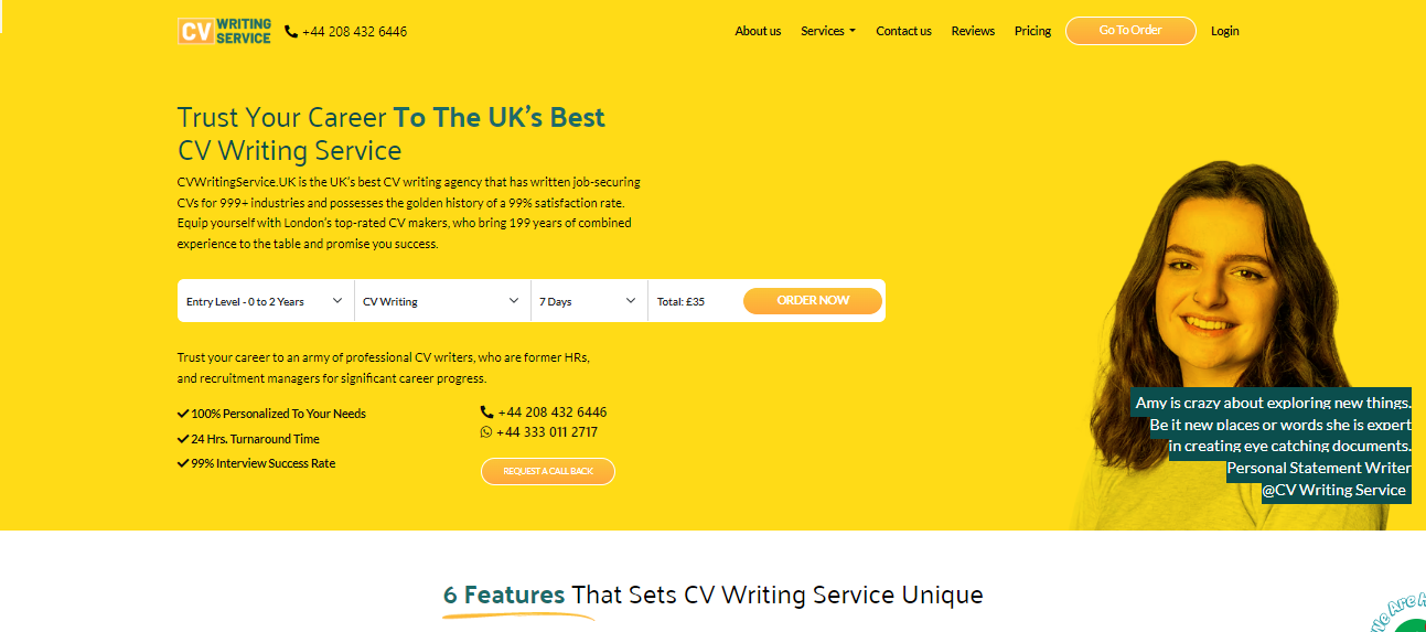 Cv Writing Service UK