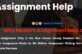 assignment help