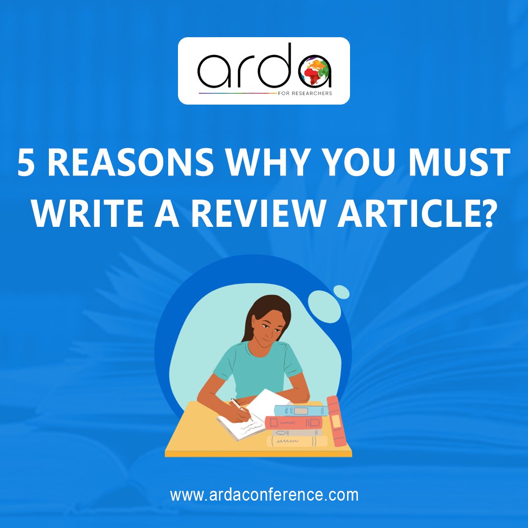 reasons why you must write a review article