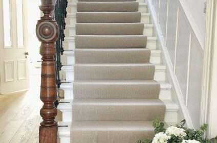 Patterned Stair Carpet